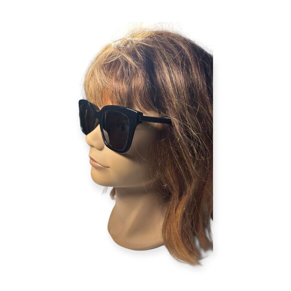 DIFF Bella Square Sunglasses Grey Polarized Lenses Black Frame - Picture 9 of 9